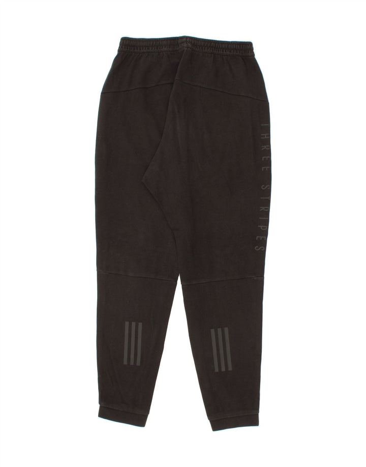 ADIDAS Mens Three Stripes Tracksuit Trousers Joggers Medium  Black Cotton Vintage Adidas and Second-Hand Adidas from Messina Hembry 