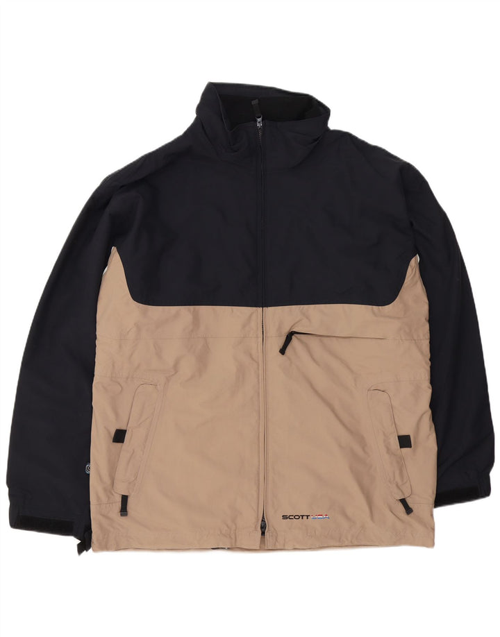 Scott Chaqueta Cortavientos para Hombre UK 42 XL Poliamida Color Block Negro
