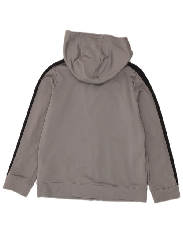 Under Armour Sudadera con capucha y cremallera para niños 9-10 años Gris medio Colorblock