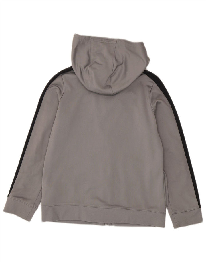 Under Armour Sudadera con capucha y cremallera para niños 9-10 años Gris medio Colorblock