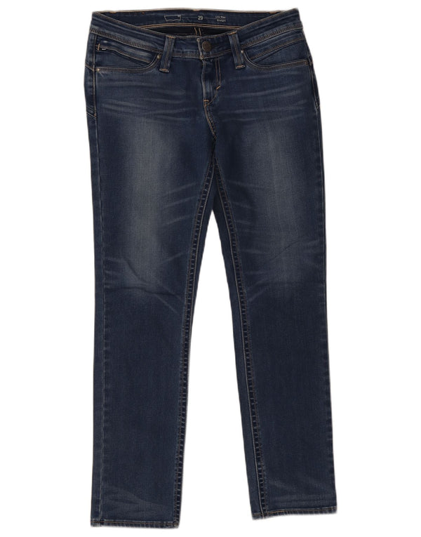 Levi's Vaqueros Rectos De Talle Bajo Para Mujer W29 L30 Algodón Azul