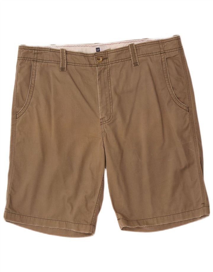 Gap Pantalones cortos casuales para hombre W38 XL Algodón marrón