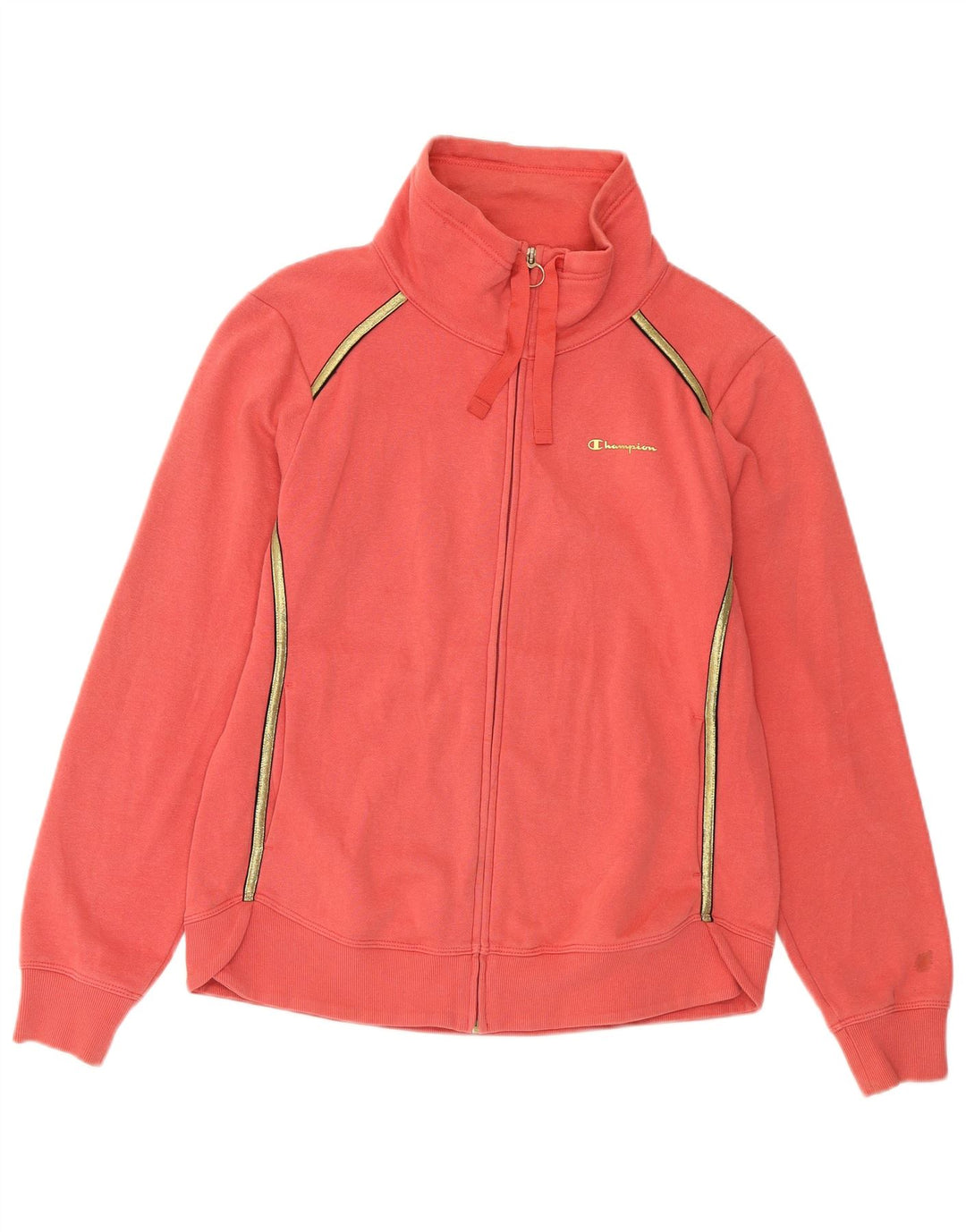 CHAMPION Chaqueta de chándal para mujer UK 10 Small Pink Cotton