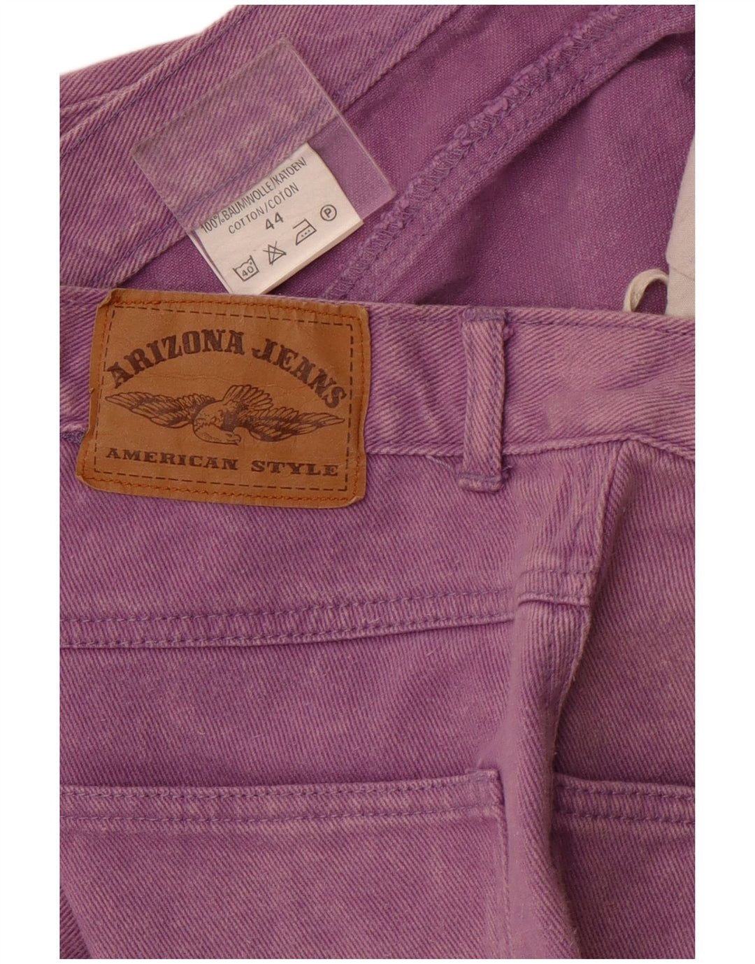 ARIZONA JEANS Falda vaquera de cintura alta para mujer EU 44 XL W30 Algodón morado