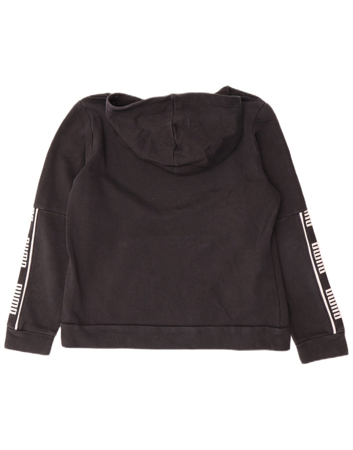 PUMA Sudadera con capucha gráfica para mujer UK 18 XL Algodón negro