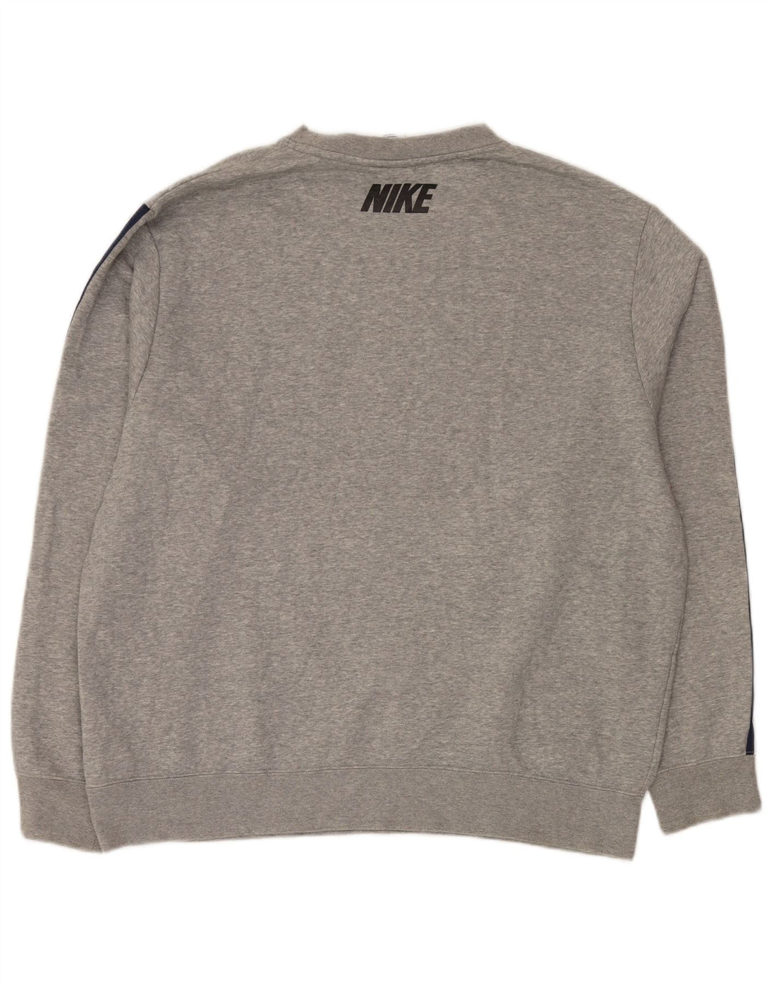 NIKE Hombre Sudadera Gráfica Jumper XL Gris Algodón