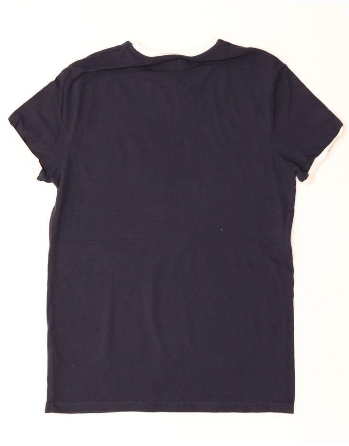 JACK WILLS Camiseta Hombre Top Medium Azul Marino Algodón