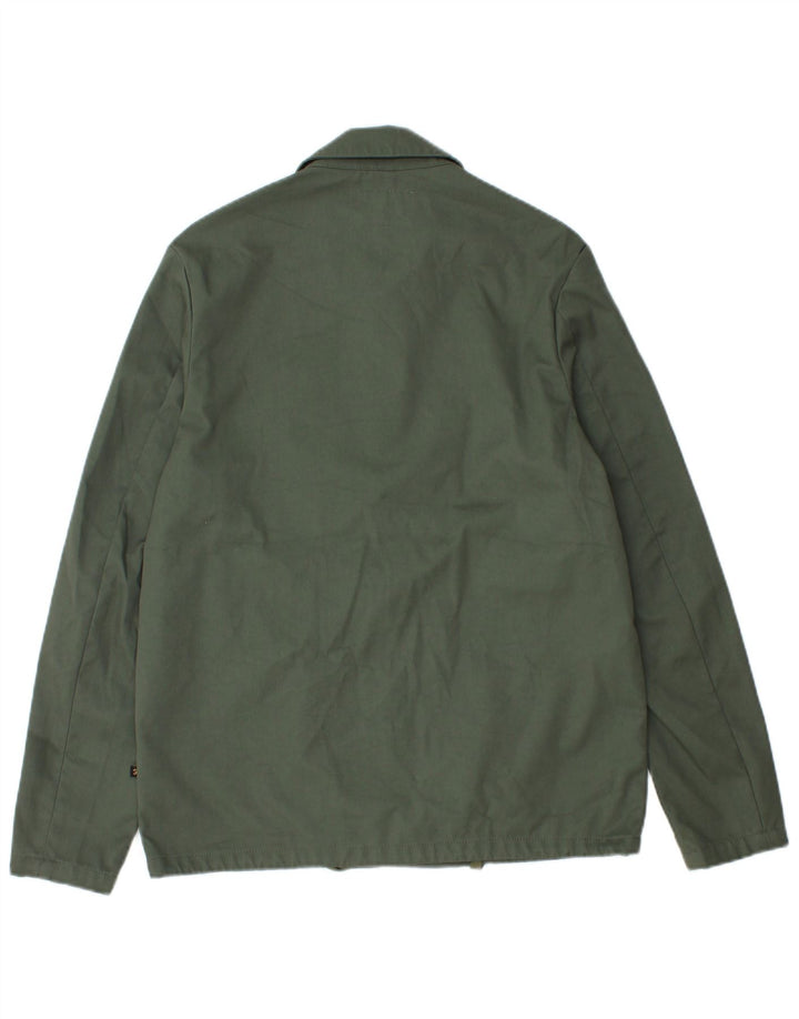 FARAH Chaqueta Bomber para Hombre UK 34 XS Verde Poliéster