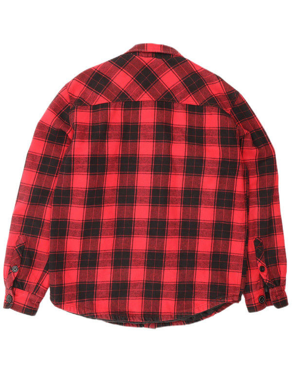 H&M Camisa De Franela Lumberjack De Algodón A Cuadros Rosas Grandes |