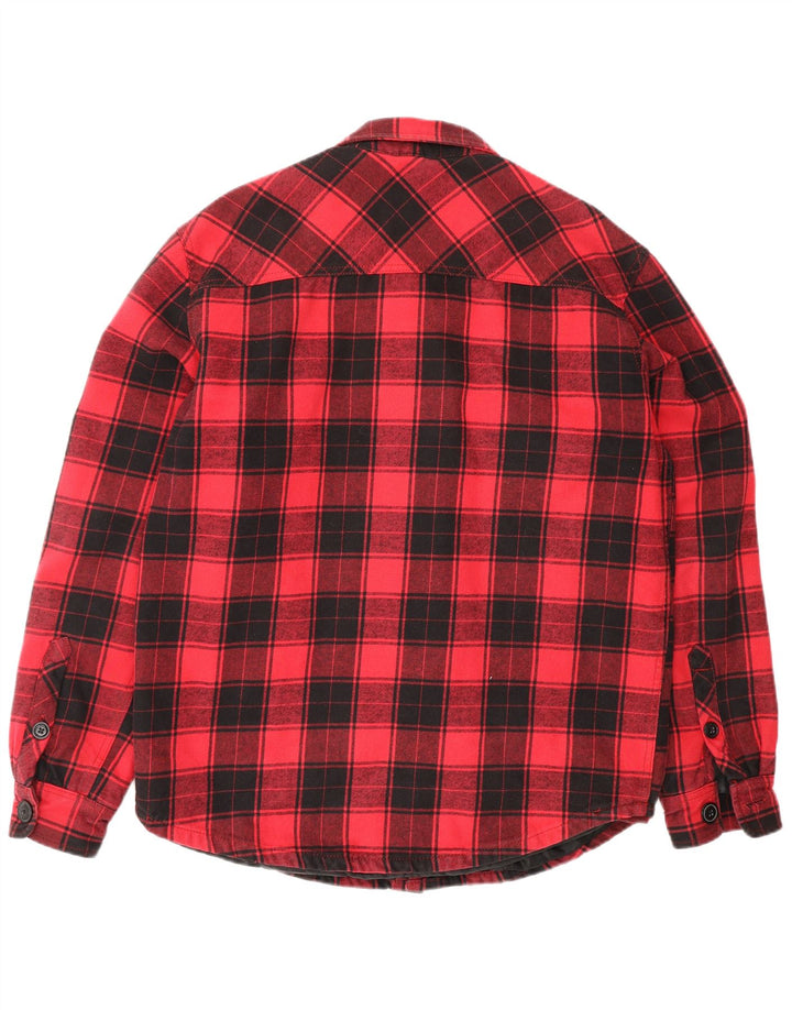 H&M Camisa De Franela Lumberjack De Algodón A Cuadros Rosas Grandes |