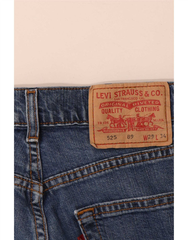 Levi's Mujer 525 Vaqueros Bootcut W29 L30 Algodón Azul