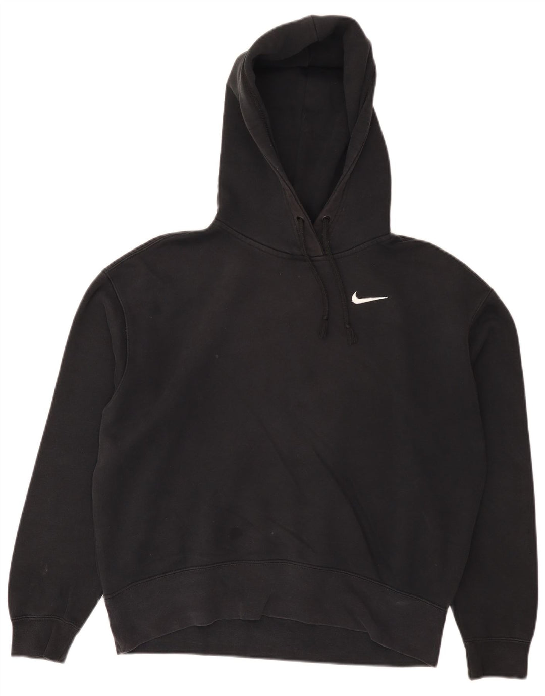 Nike - Sudadera con capucha para mujer, talla pequeña, algodón negro