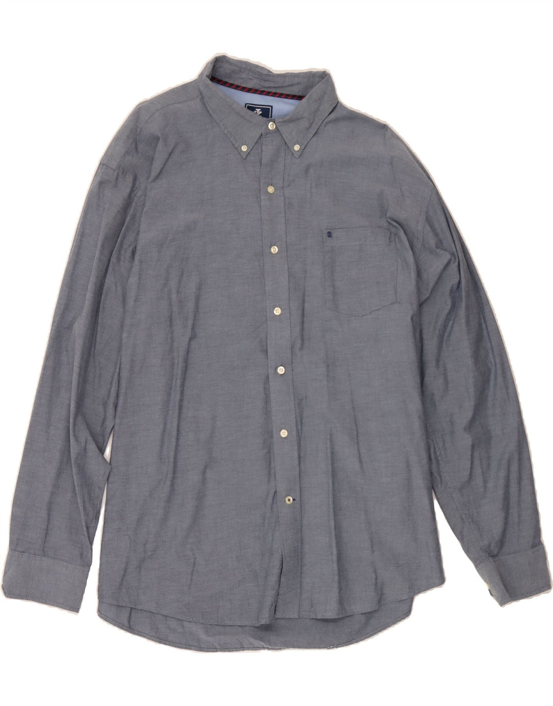 IZOD Mens Shirt 2XL Grey Cotton Vintage Izod and Second-Hand Izod from Messina Hembry 