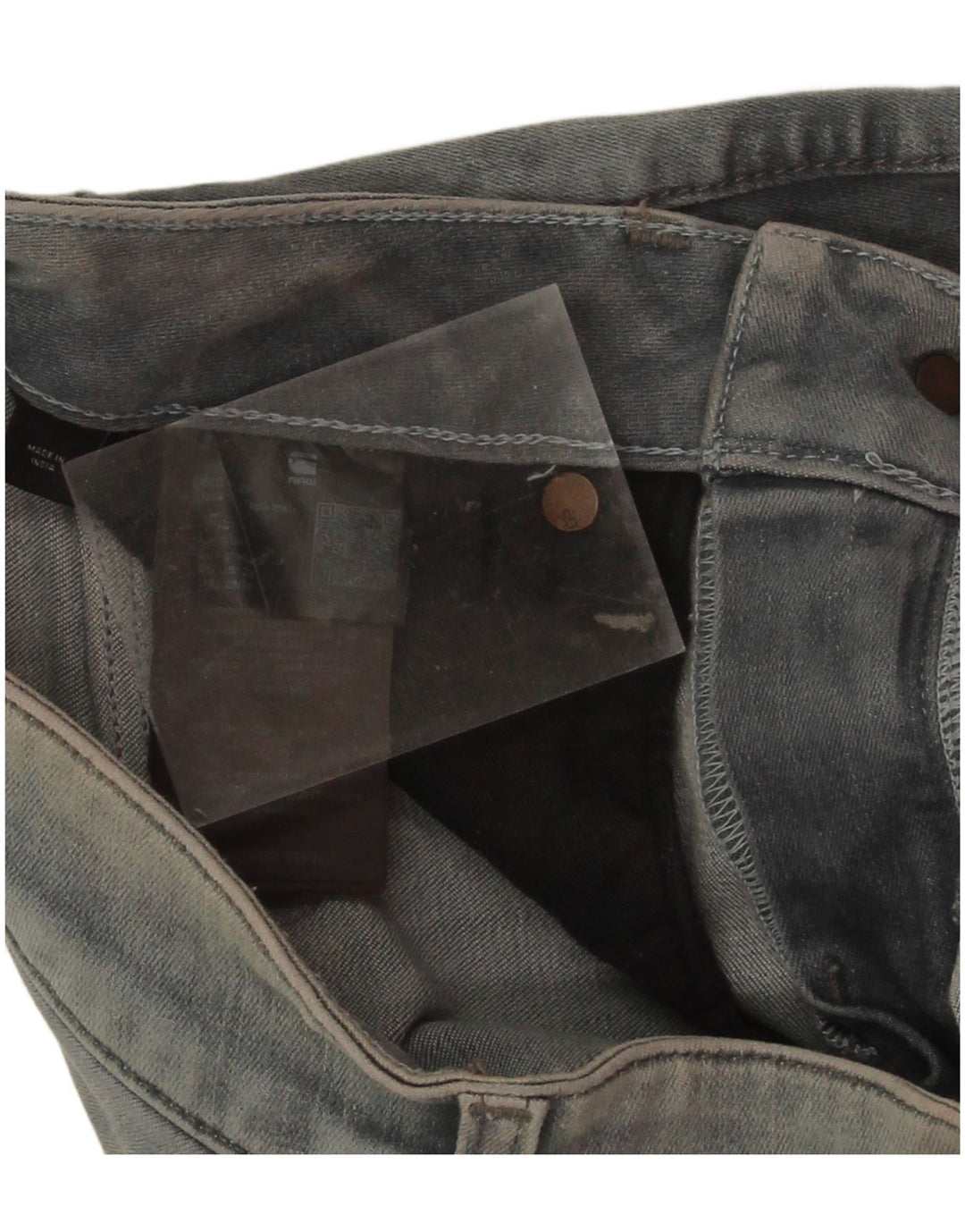 Vaqueros G-Star Midge Slim para mujer W28 L29 Algodón gris