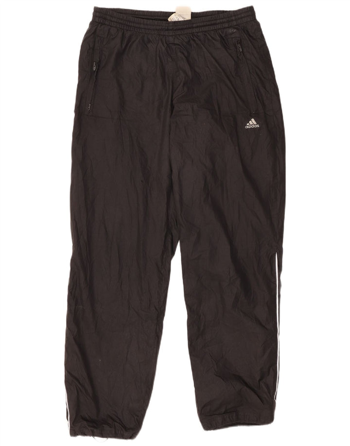 ADIDAS Hombre Chándal Pantalones Joggers Medio Negro Poliéster