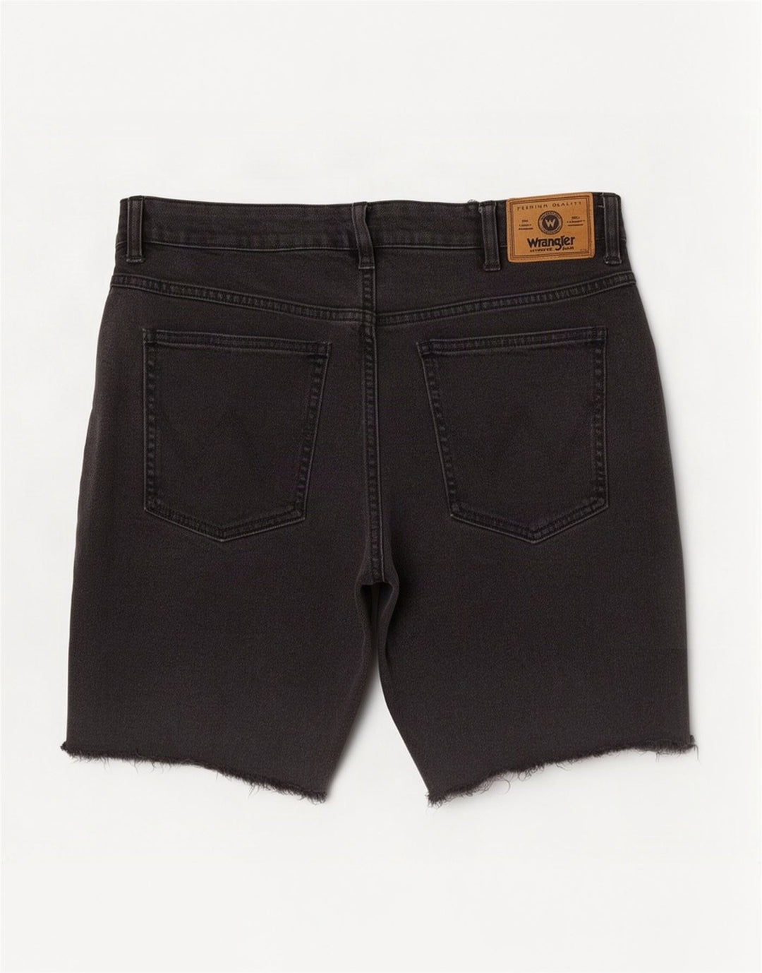 Wrangler Pantalones cortos de mezclilla para hombre W34 Grande Negro