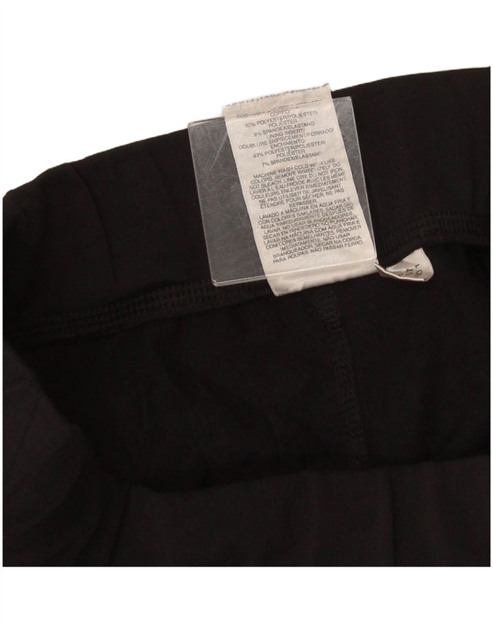 Adidas Leggings Capri para mujer UK 44 Grande Negro Colorblock Poliéster