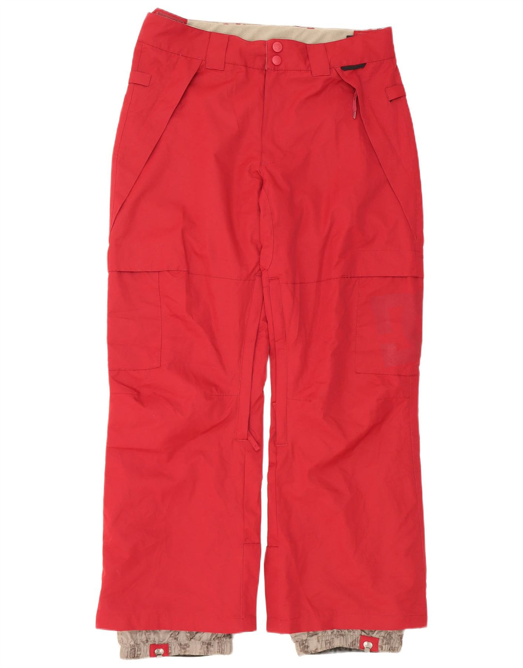 Pantalones de esquí DC Hombre Poliéster rojo medio