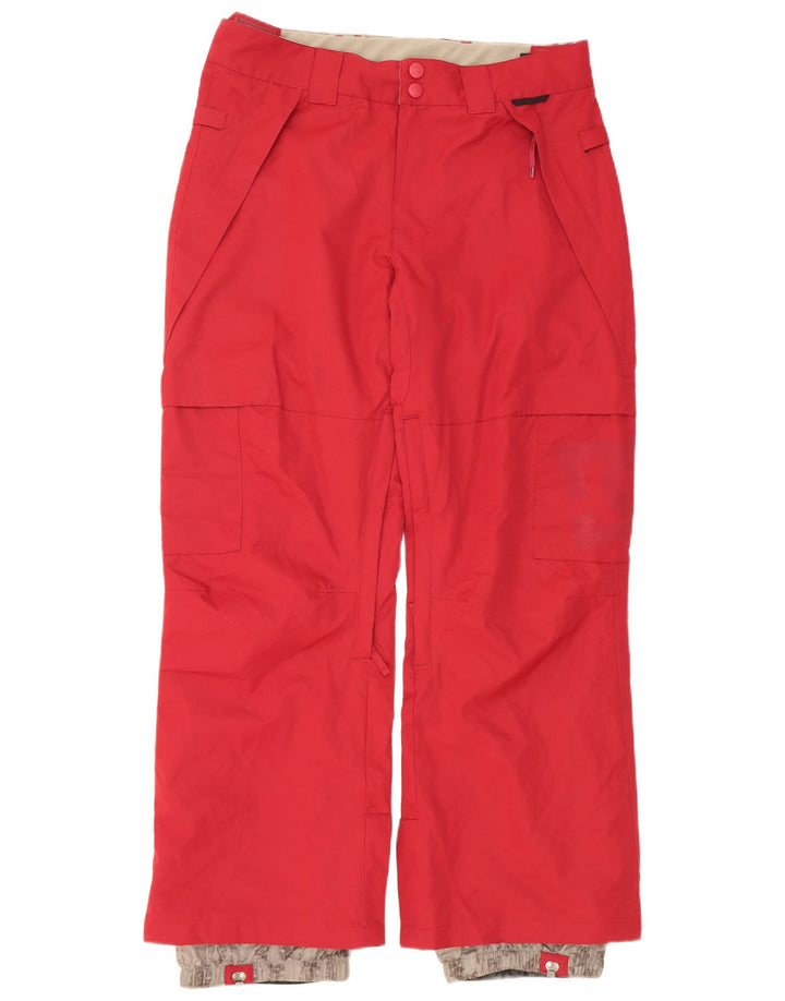 Pantalones de esquí DC Hombre Poliéster rojo medio