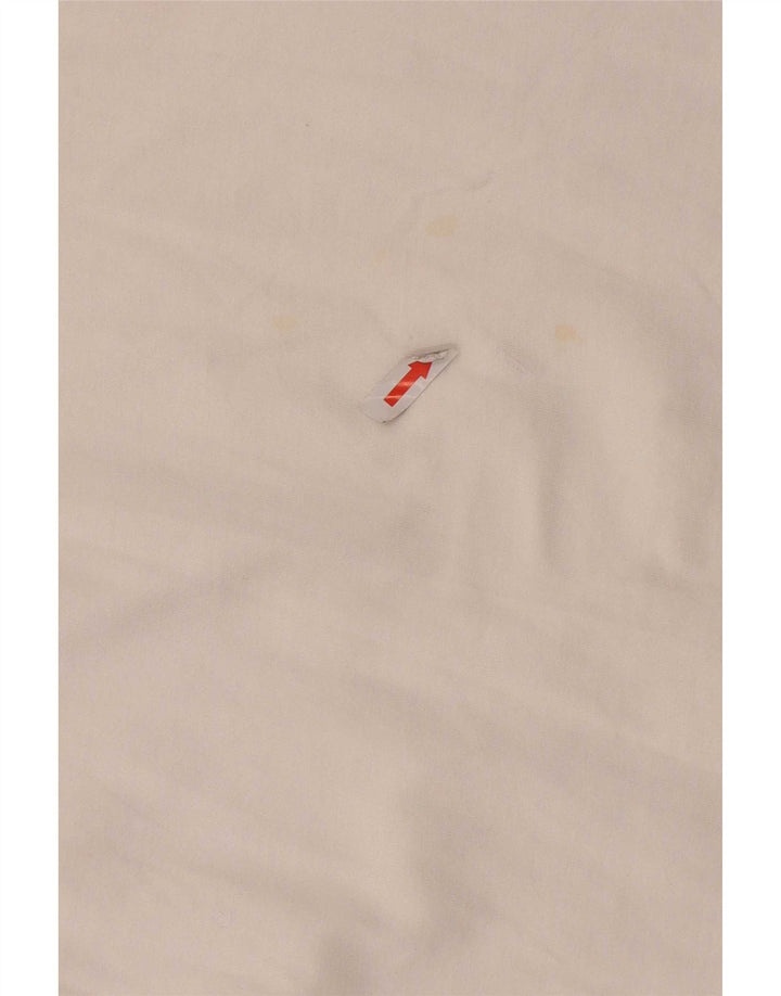 Ellesse Top gráfico para mujer de manga larga UK 10 Small White Cotton