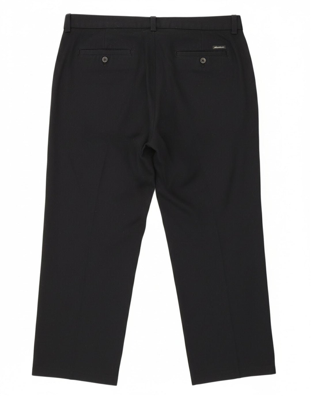 EDDIE BAUER Mens Straight Chino Trousers W34 L27 Black