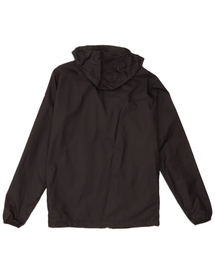 Puma Chaqueta impermeable con capucha gráfica para hombre UK 36 Small Black Nylon