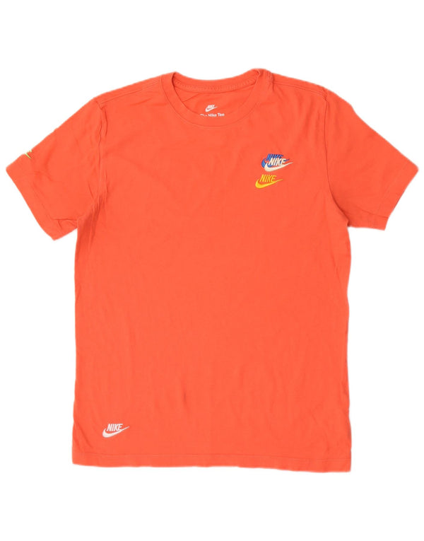 Nike Camiseta gráfica para hombre Top Small Pink Cotton Sports