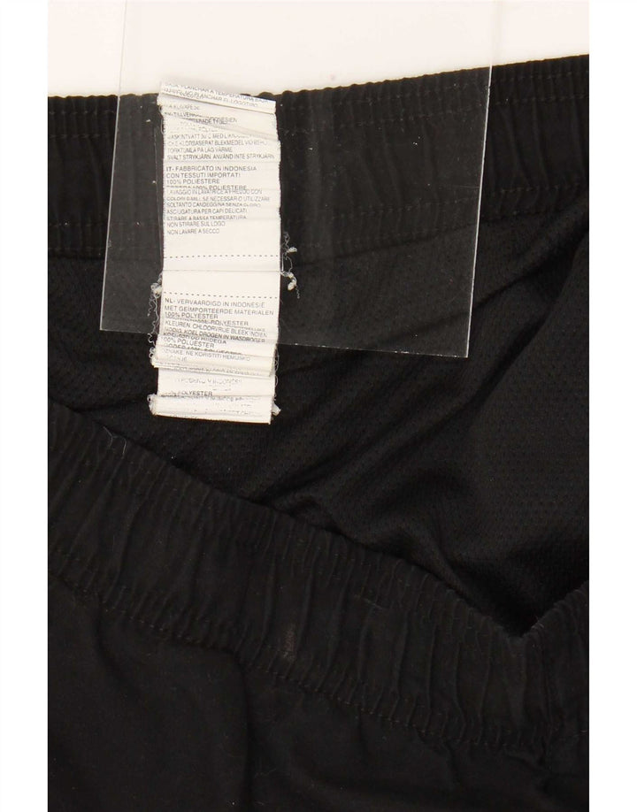 Nike - Pantalones cortos deportivos para hombre, talla pequeña, poliéster negro