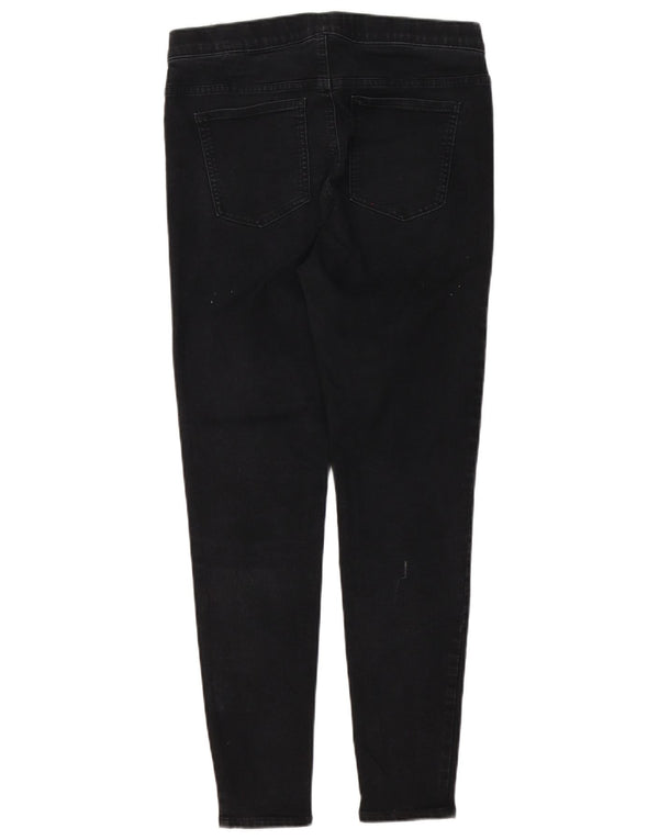 Marks & Spencer Jeans Jegging para Mujer UK 14 Large W30 L28 Algodón Gris