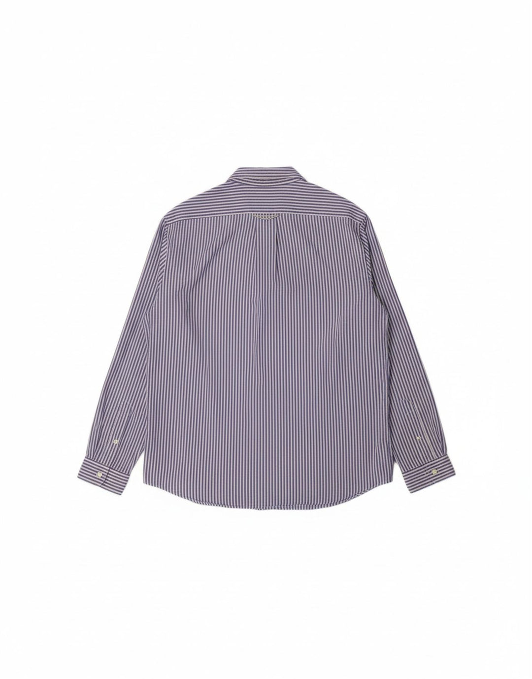 RALPH LAUREN Mens Performance Shirt XL Blue Striped Nylon