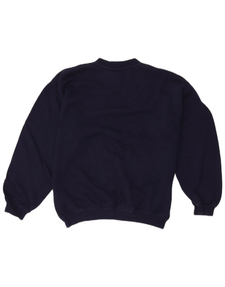 Lotto Hombre Sudadera Jumper Medium Azul Marino Algodón