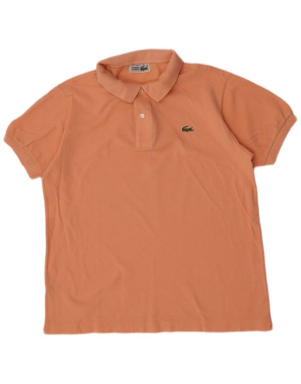 Polo Lacoste para hombre talla 5 grande algodón naranja