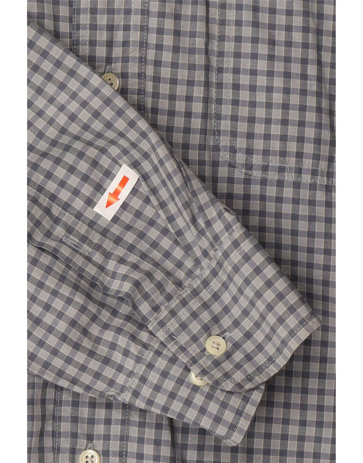 Camisa Timberland Hombre Medium Blue Check Tencel