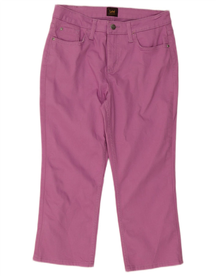 Lee Capri Jeans para Mujer US 6 Medium W30 L22 Algodón Púrpura