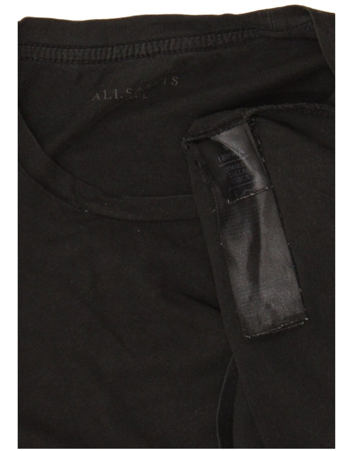 ALL SAINTS Camiseta para hombre Top Small Black Cotton