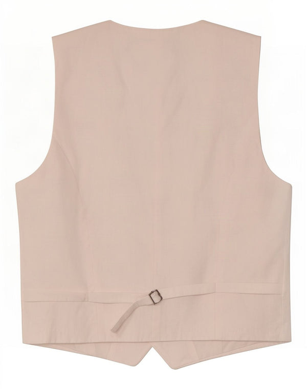 Zara Mujer Chaleco UK 10 Small Viscosa Blanca
