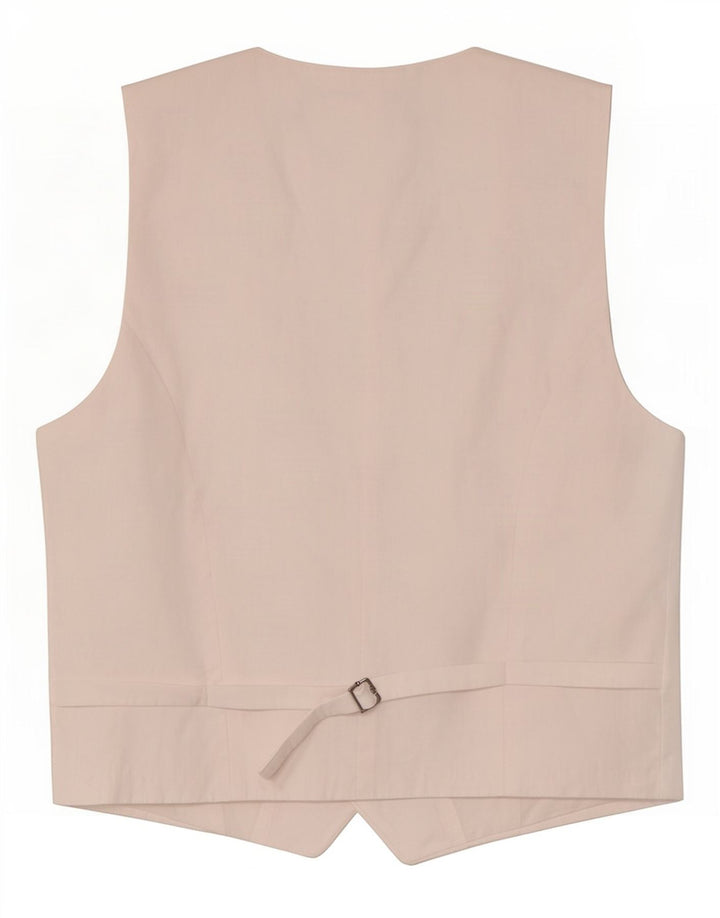 Zara Mujer Chaleco UK 10 Small Viscosa Blanca