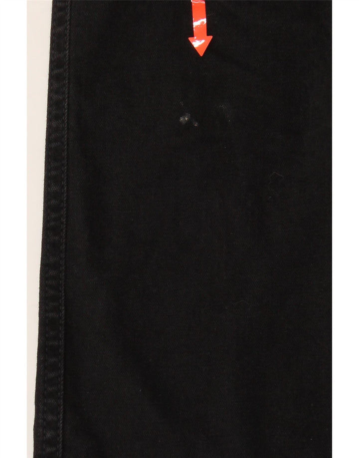 ARMANI Womens Straight Jeans W29 L29 Black Cotton Vintage Armani and Second-Hand Armani from Messina Hembry 