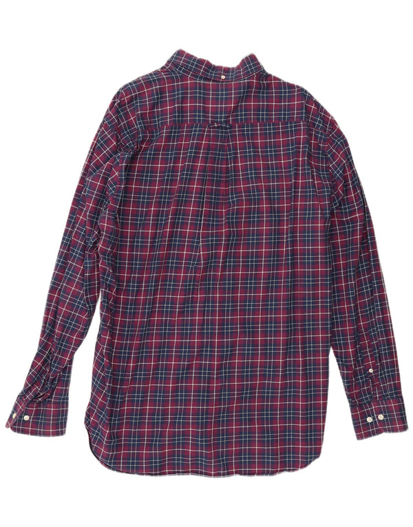 GANT Camisa Regular Fit XL De Algodón A Cuadros Azul Marino Hombre
