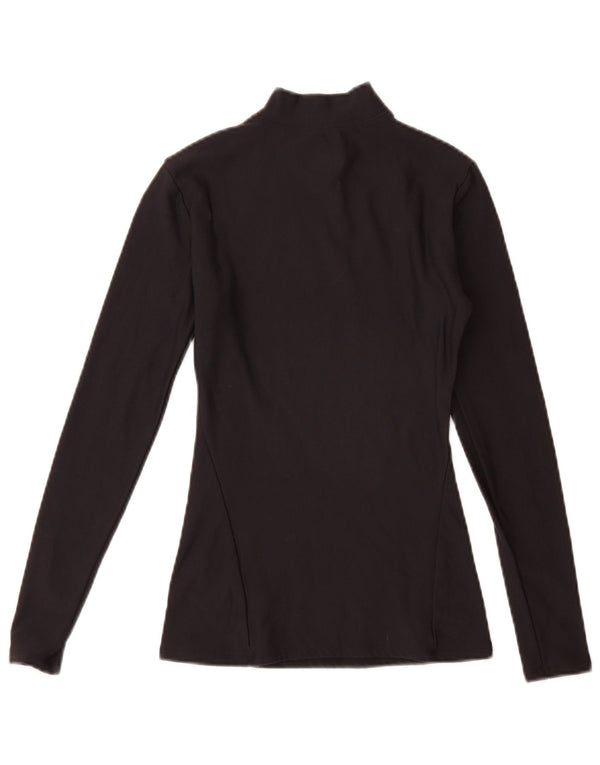 Under Armour Camiseta de manga larga para mujer UK 10 Small Nylon azul marino