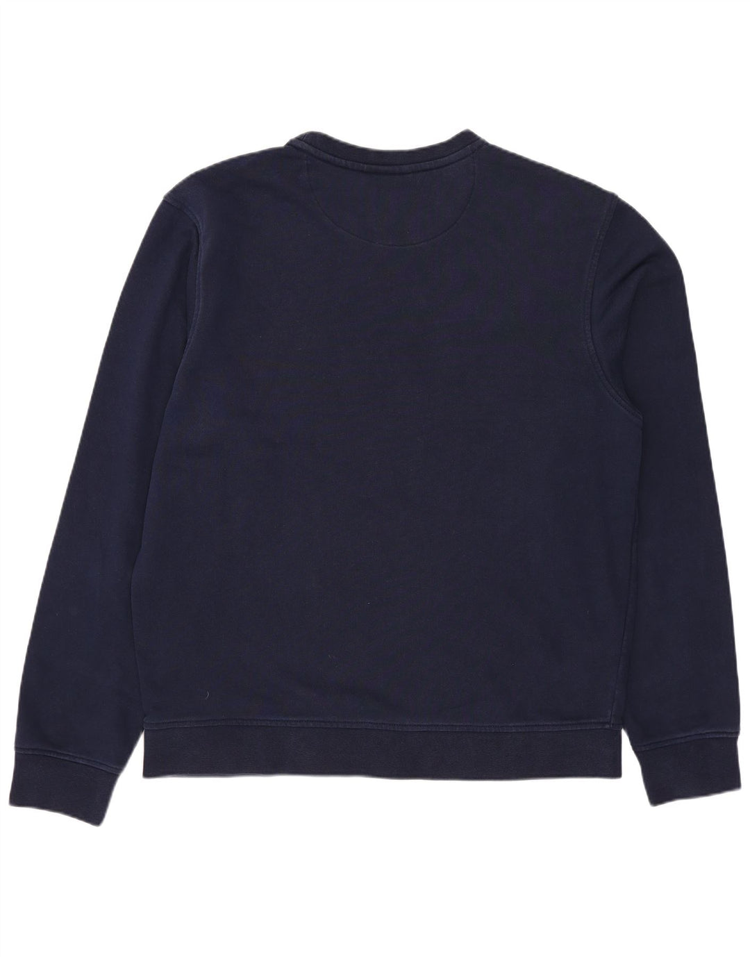 LACOSTE Sudadera para hombre Jumper Talla 4 Mediana Azul marino Algodón