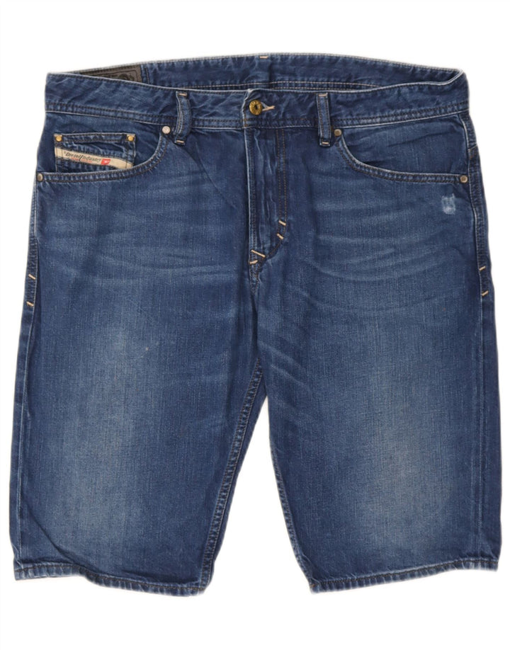 Diesel Mujer Pantalones Cortos De Mezclilla Desgastados W34 Algodón Azul Grande