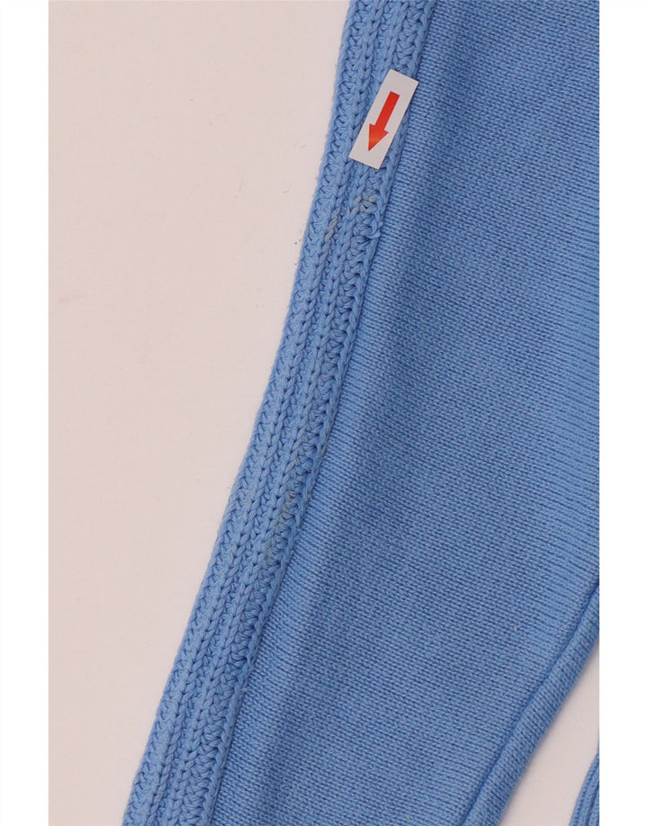 Tommy Hilfiger Suéter extragrande con cuello y cremallera para mujer UK 10 Small Blue