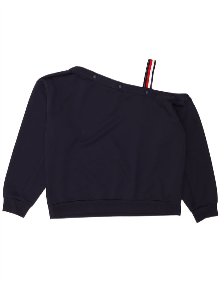 TOMMY HILFIGER Jersey corto para mujer UK 40 Grande Azul marino