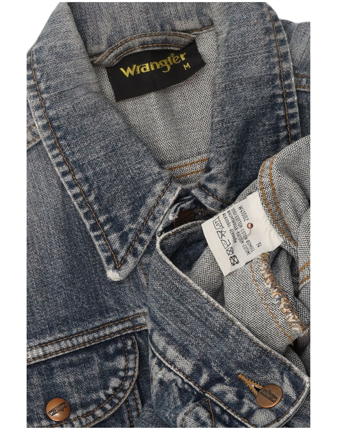 Wrangler Chaqueta vaquera para mujer UK 44 Algodón azul medio