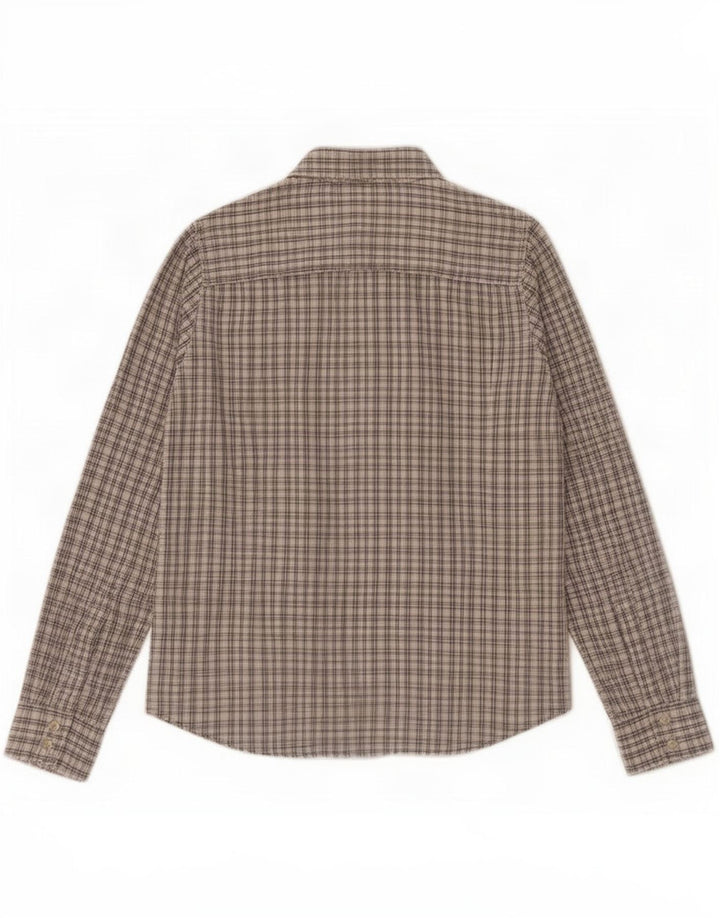Camisa The North Face para mujer UK 44 Poliéster a cuadros gris medio