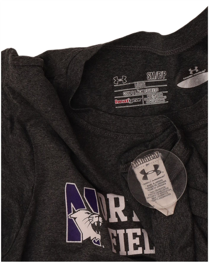 Under Armour Camiseta gráfica para mujer Top UK 10 Small Grey