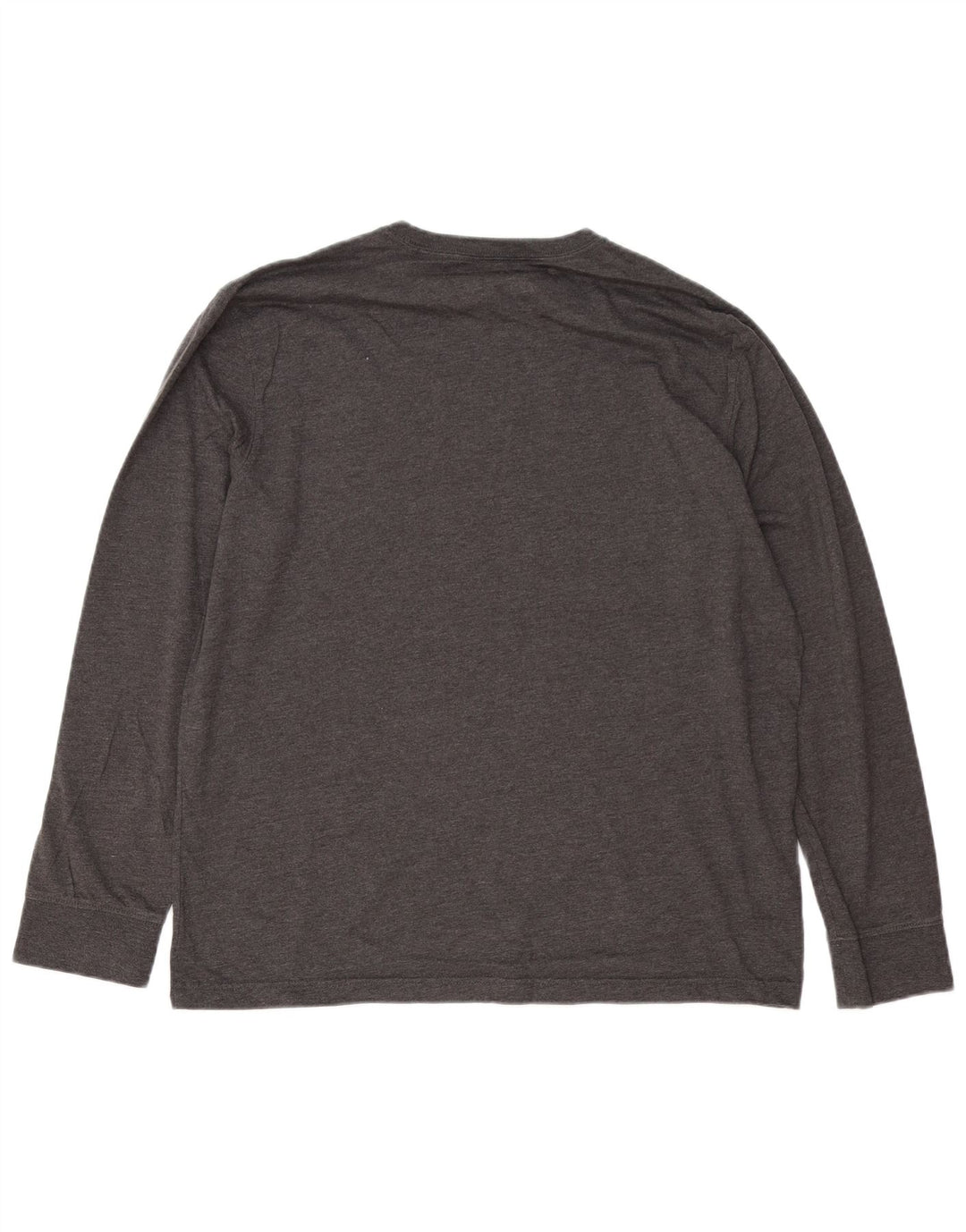 EDDIE BAUER Top para hombre manga larga algodón gris grande