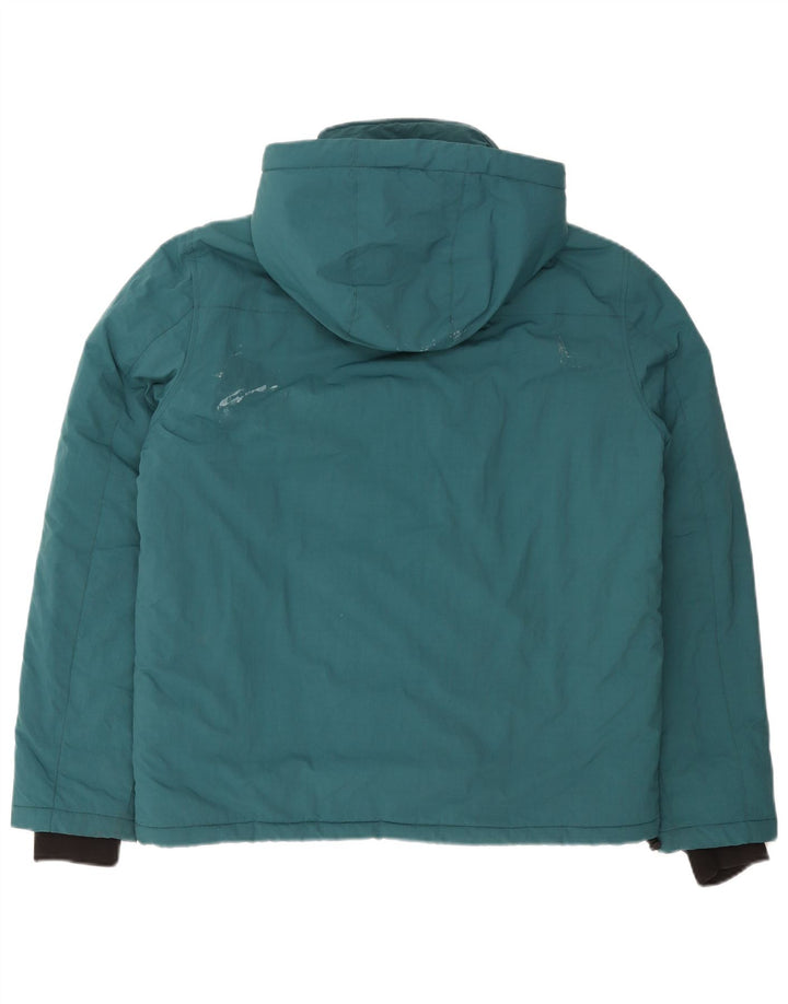 North Sails Chaqueta acolchada con capucha para hombre UK 38 Poliamida verde medio