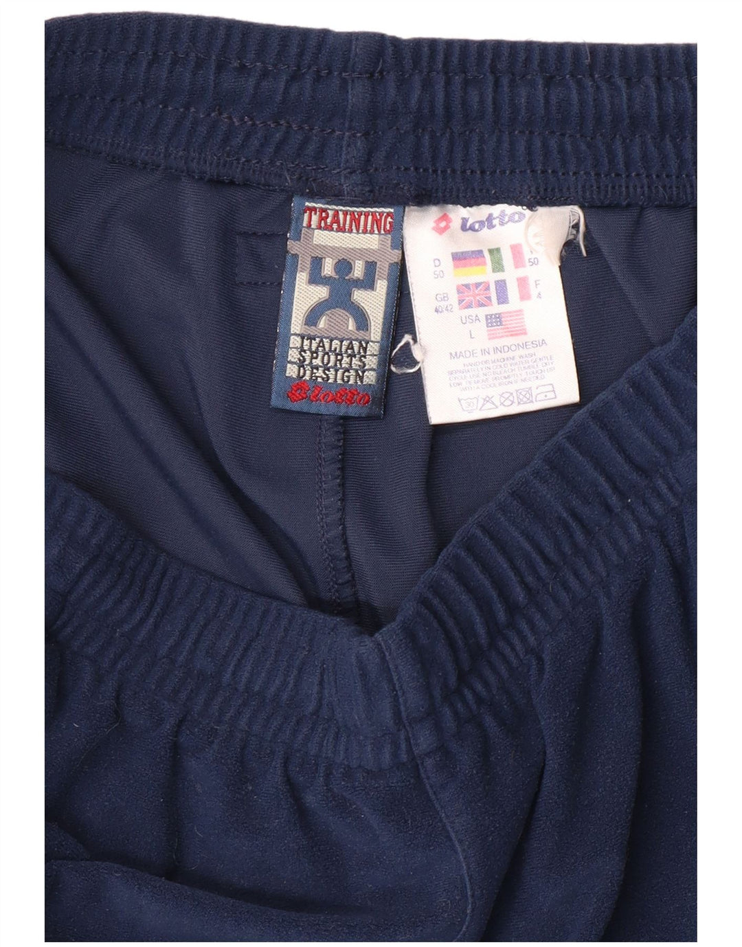 LOTTO Pantalones de chándal de forro polar para hombre UK 40/42 Medium Azul marino